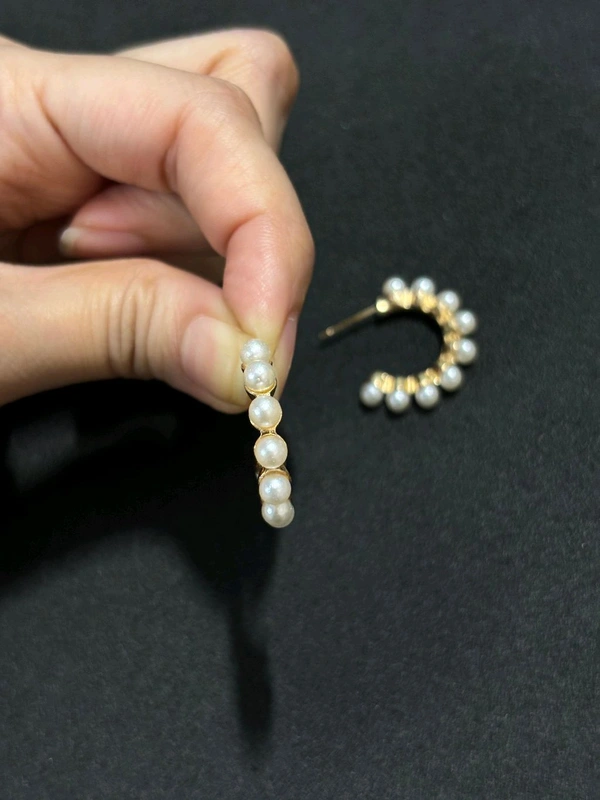 Pearl Hoops