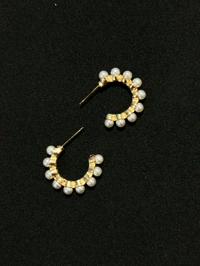 Pearl Hoops