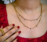 Dual Layer Golden Necklace