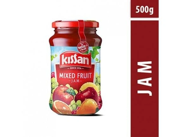 Kissan Mixed Fruit Jam - 200 g, KMFJ2 , red