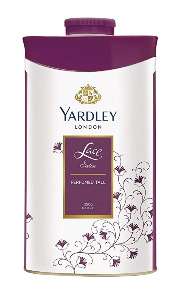Yardley London Lace Satin Perfumed Talc 100g