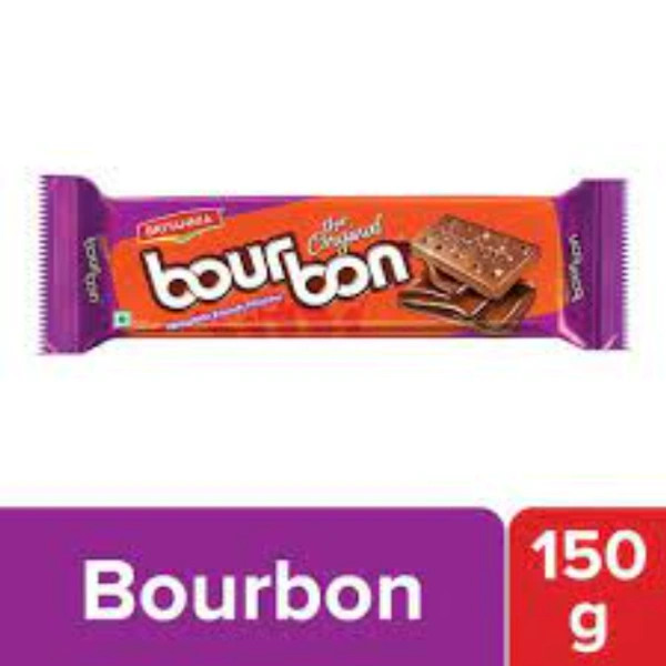 Britannia Bourbon Cream Biscuit - Chocolate Flavor