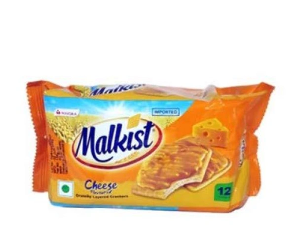 Mayora  Malkist cheese Flavoured  crunchy layered cracker - 138gm