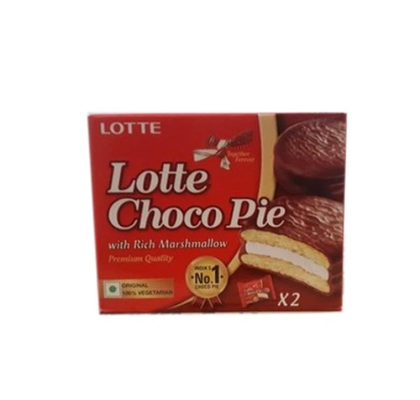 lotte choco pie with Rich Marshmallow