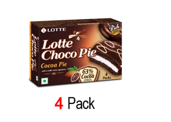 Lotte Rich Cocoa Pie 4Pcs 112gm