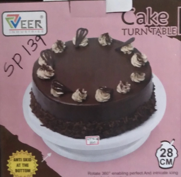Cake Turn Table Veer - white 