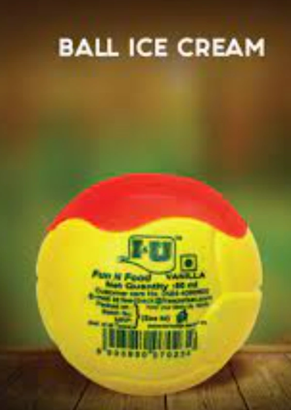 I&U Ball Ice Cream  Vanilla 