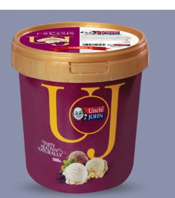 UNCLE JOHN VANILLA ICE CREAM 1LT - 1L