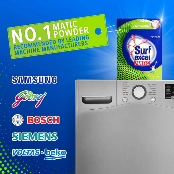 Surf Excel Matic Top Load Detergent Powder 1KG