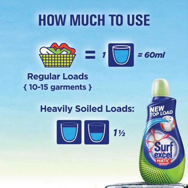 Surf Excel SURF EXCEL MATIC LIQUID TOP LOAD 500ML