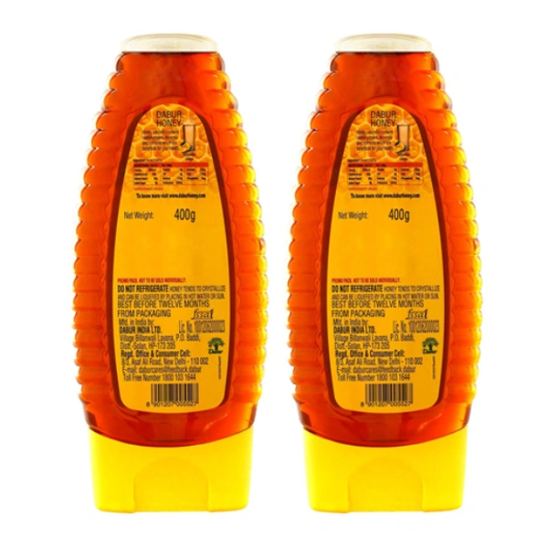 Dabur Honey  Squeezy 100% Pure BUY 1 GET 1 FREE