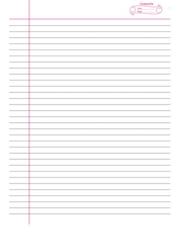 CLASSMATE NOTE BOOK SINGLE LINE 172 PAGE - 19*15.5 cm
