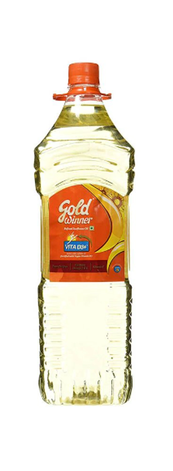  Gold Winner Refined Sunflower Oil Pet Bottle, 2L