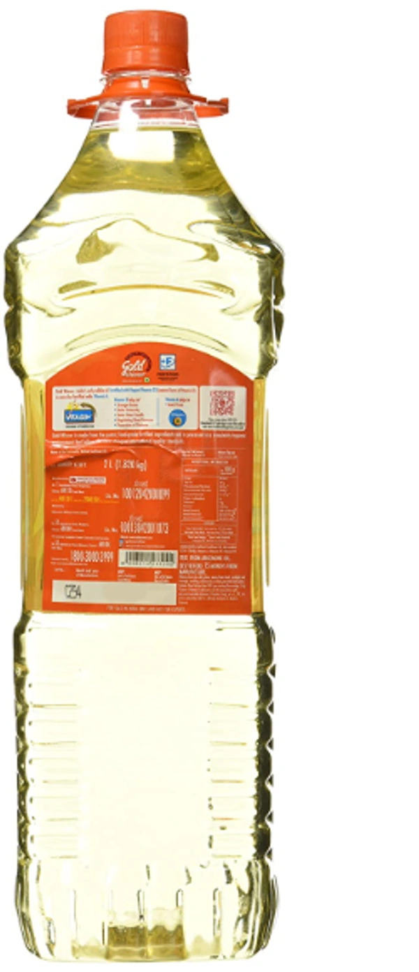  Gold Winner Refined Sunflower Oil Pet Bottle, 2L