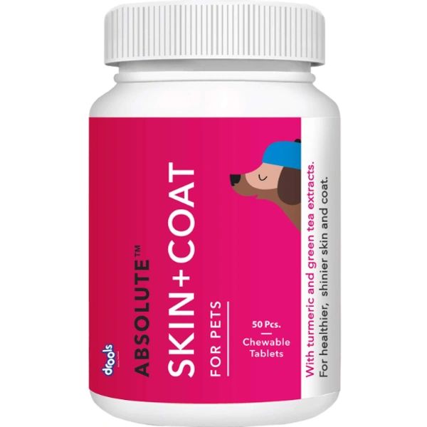 DROOLS ABSOLUTE SKIN+COAT 50 TABLETS