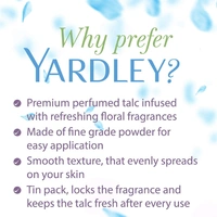 Yardley London Lace Talcum Powder, 100g