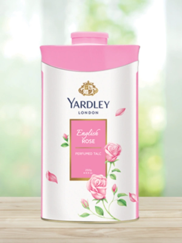  Yardley London English Rose Talcum Powder, 100g