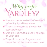  Yardley London English Rose Talcum Powder, 100g
