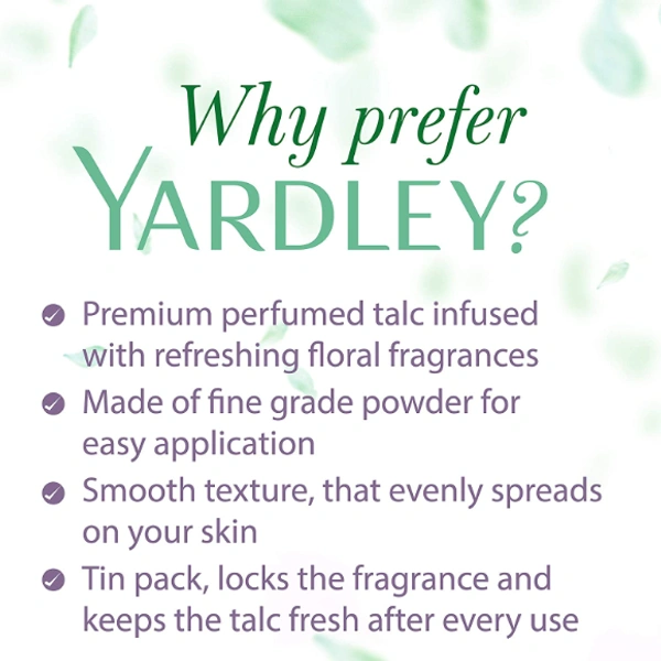  Yardley London Imperial Jasmine Talcum Powder 100g