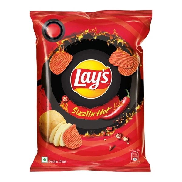 Lays LAYS SIZZLIN HOT CHIPS 20RS