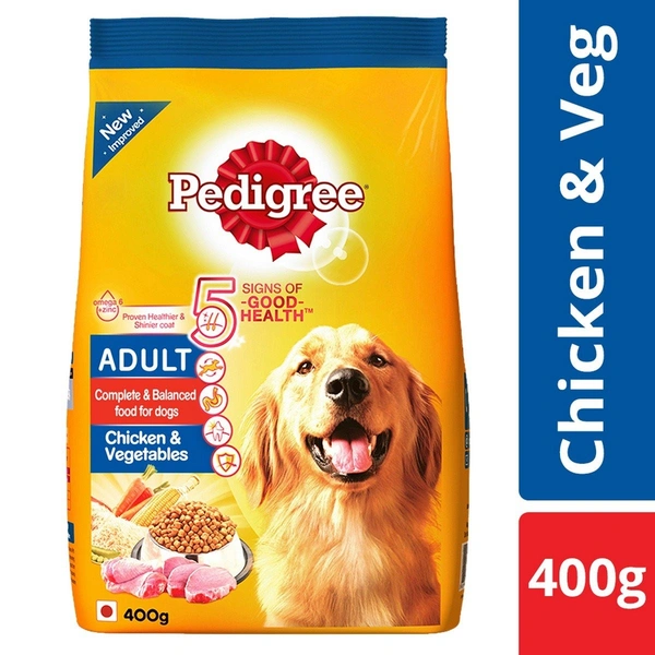 Pedigree Chicken & Vegetables, For Adult Dogs 400 G