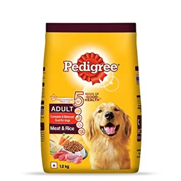 Pedigree Meat & Rice, For Adult Dogs - 1.2 Kg
