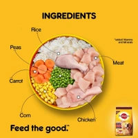 Pedigree Meat & Rice, For Adult Dogs - 1.2 Kg