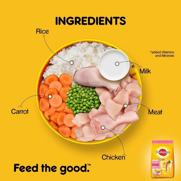 PEDIGREE PUPPY CHICKEN & MILK 1.2KG