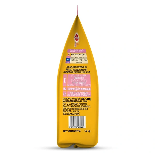 PEDIGREE PUPPY CHICKEN & MILK 1.2KG