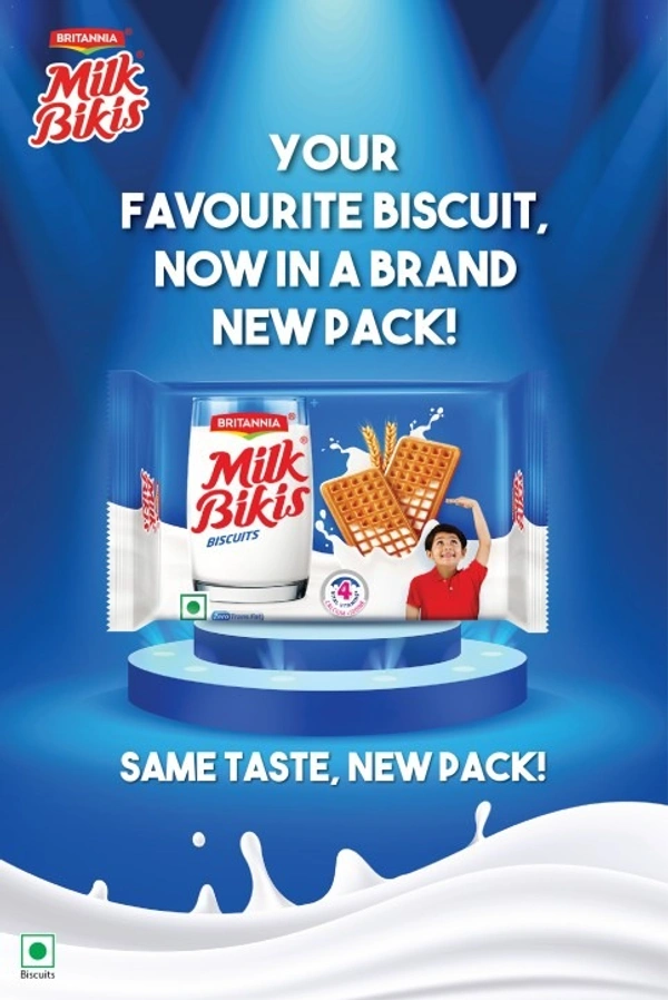 Britannia Milk Bikis Biscuits 80 G
