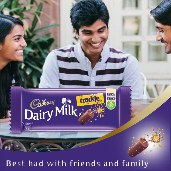 Cadbury Dairy Milk  Cadbury Dairy Milk Crackle Chocolate Bar, 36 g