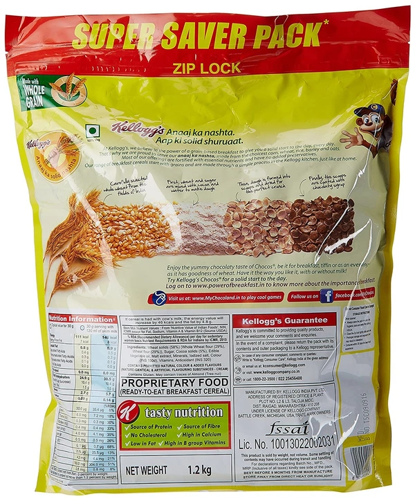 KELLOGG'S CHOCOS MOONS&STAR 1.20KG