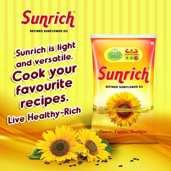 Sunrich Refined Sunflower 1L - 1 L