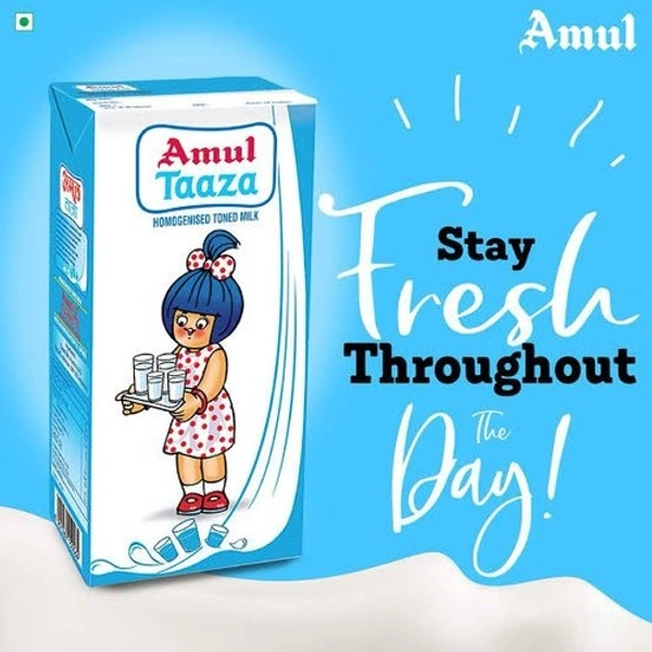 AMUL TAAZA MILK 1LT