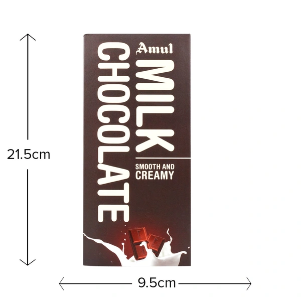 AMUL MILK CHOCOLATE CREAMY 150G FAMILY PACK