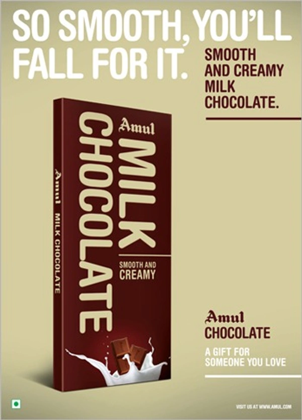 AMUL MILK CHOCOLATE CREAMY 150G FAMILY PACK