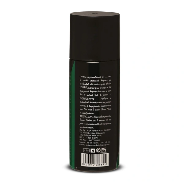 St. John COBRA MEN SPORTS DEODORANT SPRAY 150ML