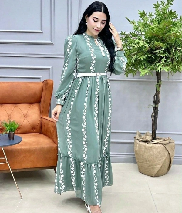 Heavy Georgette Gown