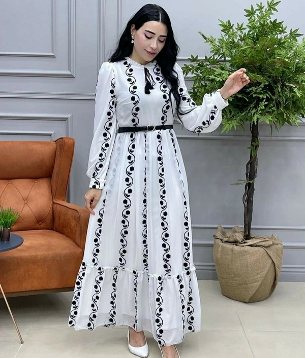 Heavy Georgette Gown