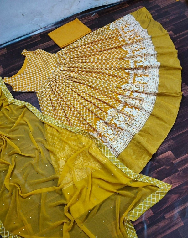 Anarkali Embroidery Gown