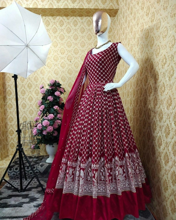 Anarkali Embroidery Gown