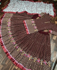 Georgette Embroidery Work Lehenga Choli