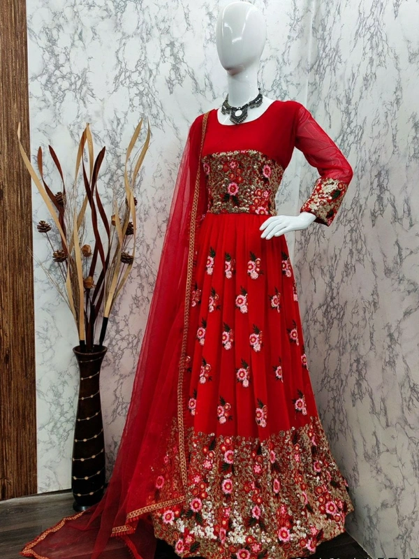 Sequence work Gown