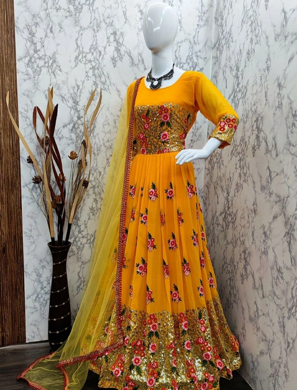 Sequence Work Gown