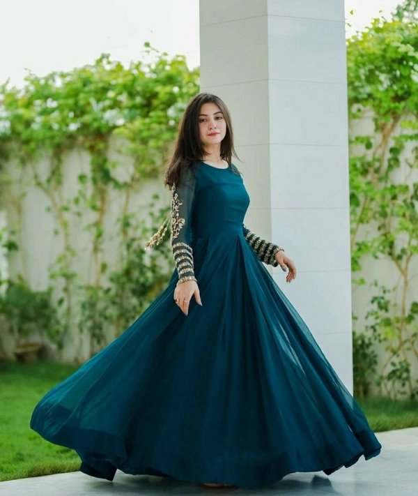 Heavy Georgette Long Gown