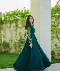 Heavy Georgette Long Gown