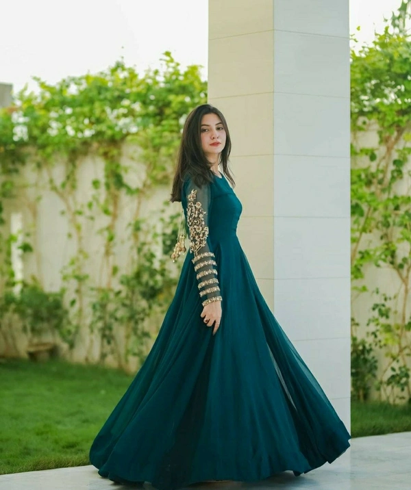 Heavy Georgette Long Gown