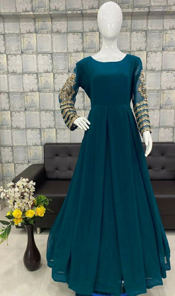 Heavy Georgette Long Gown