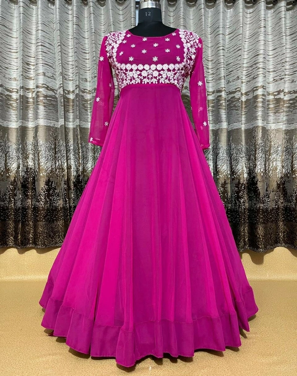 Heavy Georgette Long Gown