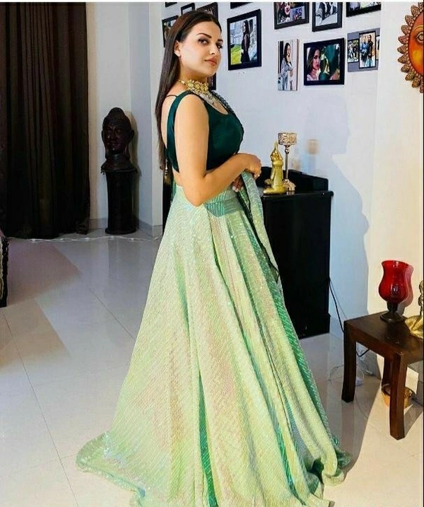 Heavy Organza Silk Lehenga